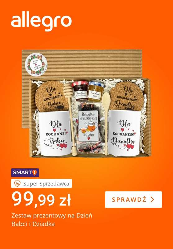 Allegro - gazetka promocyjna Dla Babci i Dziadka od piątku 16.01 do czwartku 22.01