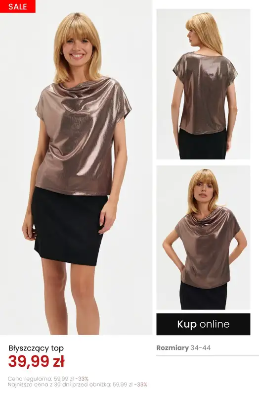 Top Secret - gazetka promocyjna Extra -20% na SALE przy zakupie min. 2 sztuk   - strona 3