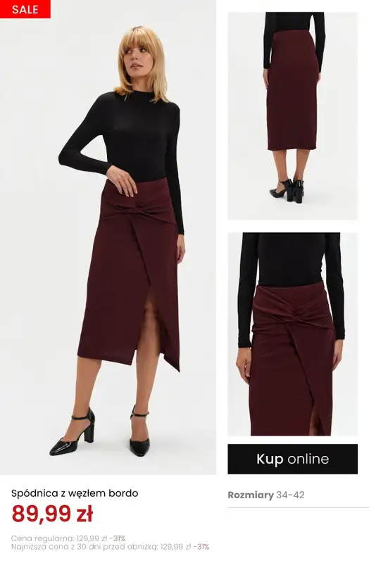 Top Secret - gazetka promocyjna Extra -20% na SALE przy zakupie min. 2 sztuk od czwartku 15.01 do środy 21.01 - strona 14