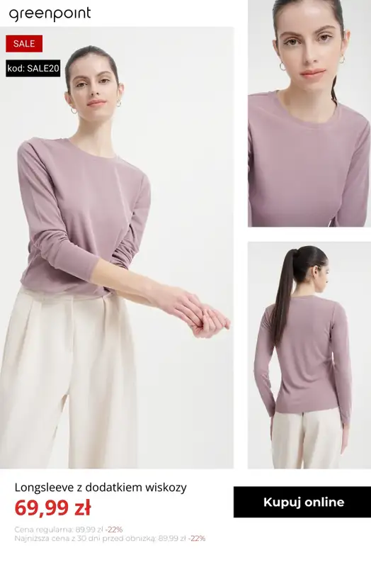 Greenpoint - gazetka promocyjna Dodatkowe -20% na SALE przy zakupie min. 2 sztuk od czwartku 15.01  - strona 10