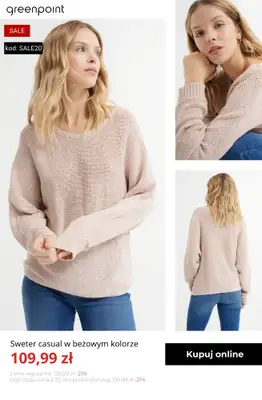 Greenpoint - gazetka promocyjna Dodatkowe -20% na SALE przy zakupie min. 2 sztuk od czwartku 15.01  - strona 8