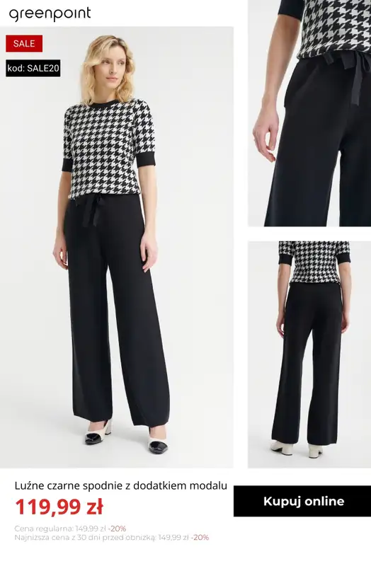 Greenpoint - gazetka promocyjna Dodatkowe -20% na SALE przy zakupie min. 2 sztuk od czwartku 15.01  - strona 6