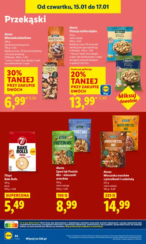 Lidl - gazetka promocyjna Oferta od czwartku od czwartku 15.01 do soboty 17.01 - strona 46