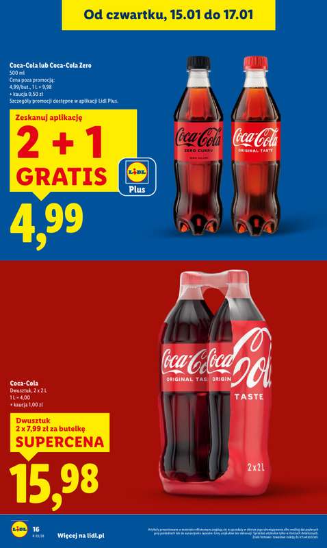Lidl - gazetka promocyjna Oferta od czwartku od czwartku 15.01 do soboty 17.01 - strona 16