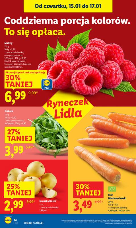 Lidl - gazetka promocyjna Oferta od czwartku od czwartku 15.01 do soboty 17.01 - strona 26