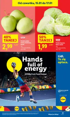 Lidl - gazetka promocyjna Oferta od czwartku od czwartku 15.01 do soboty 17.01 - strona 25