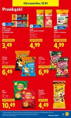Lidl - gazetka promocyjna Oferta od czwartku od czwartku 15.01 do soboty 17.01 - strona 47