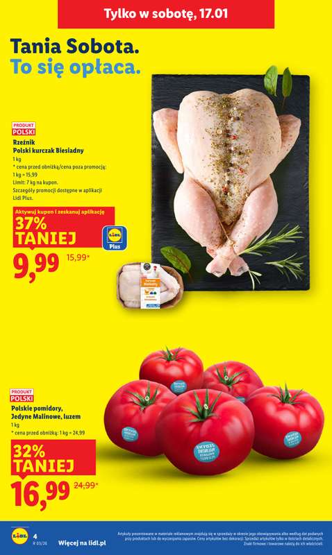 Lidl - gazetka promocyjna Oferta od czwartku od czwartku 15.01 do soboty 17.01 - strona 4