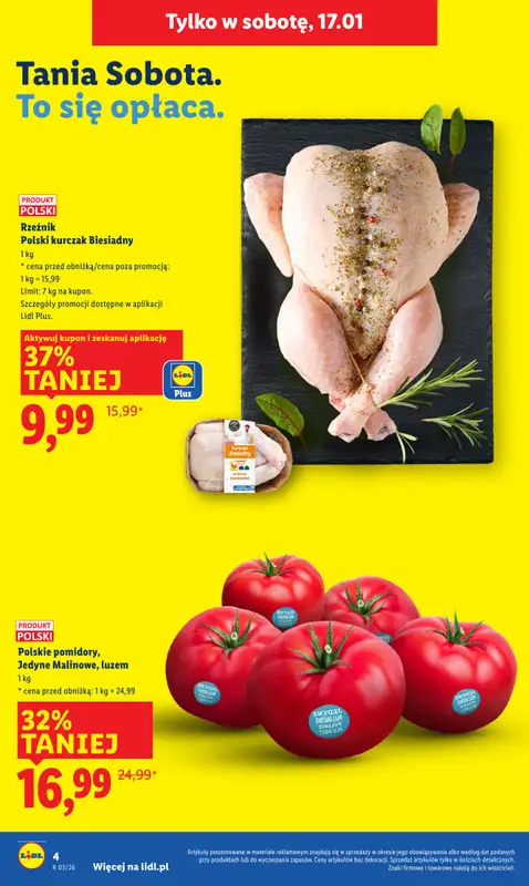 Lidl - gazetka promocyjna Oferta od czwartku od czwartku 15.01 do soboty 17.01 - strona 4