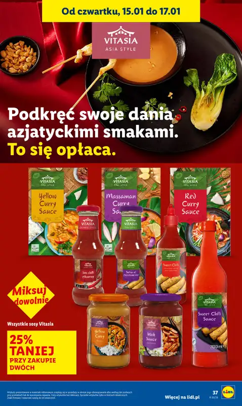 Lidl - gazetka promocyjna Oferta od czwartku od czwartku 15.01 do soboty 17.01 - strona 39