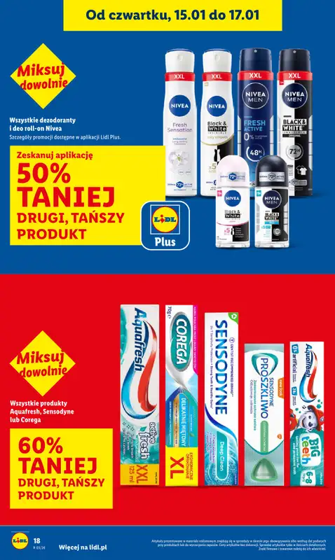 Lidl - gazetka promocyjna Oferta od czwartku od czwartku 15.01 do soboty 17.01 - strona 18