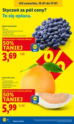 Lidl - gazetka promocyjna Oferta od czwartku od czwartku 15.01 do soboty 17.01 - strona 8