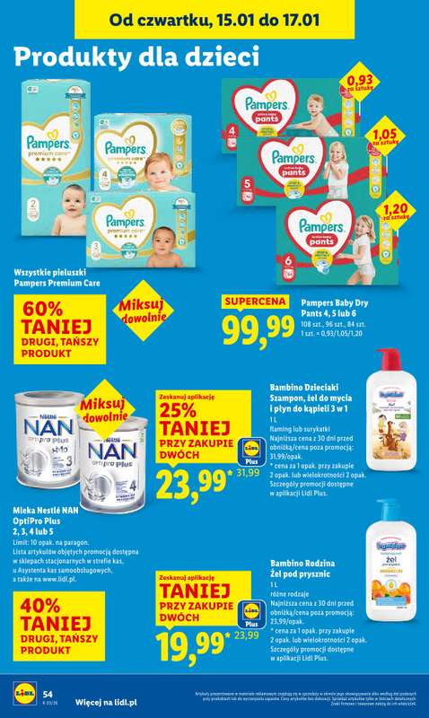 Lidl - gazetka promocyjna Oferta od czwartku od czwartku 15.01 do soboty 17.01 - strona 56