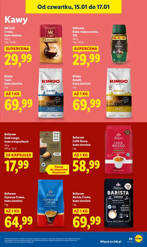 Lidl - gazetka promocyjna Oferta od czwartku od czwartku 15.01 do soboty 17.01 - strona 51