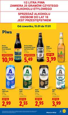 Lidl - gazetka promocyjna Oferta od czwartku od czwartku 15.01 do soboty 17.01 - strona 49