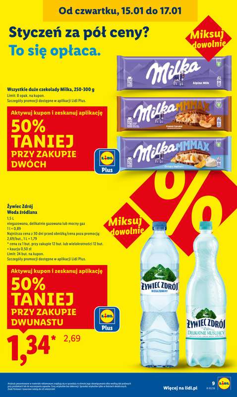 Lidl - gazetka promocyjna Oferta od czwartku od czwartku 15.01 do soboty 17.01 - strona 9