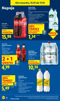 Lidl - gazetka promocyjna Oferta od czwartku od czwartku 15.01 do soboty 17.01 - strona 44