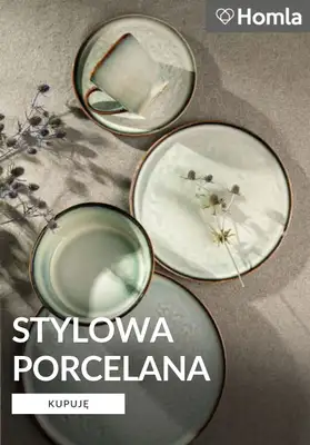 Homla - gazetka promocyjna Stylowa porcelana od czwartku 15.01 