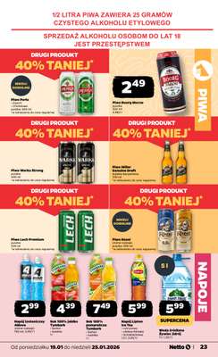 Netto - gazetka promocyjna Gazetka Spożywcza od poniedziałku 19.01 do niedzieli 25.01 - strona 23