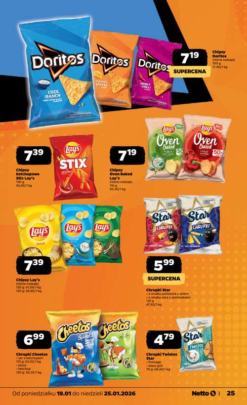 Netto - gazetka promocyjna Gazetka Spożywcza od poniedziałku 19.01 do niedzieli 25.01 - strona 25
