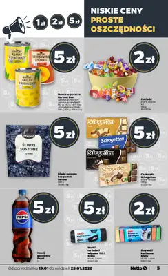 Netto - gazetka promocyjna Gazetka Spożywcza od poniedziałku 19.01 do niedzieli 25.01 - strona 5