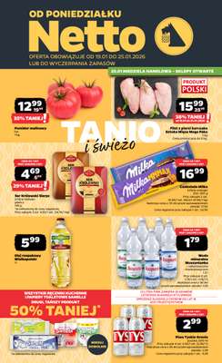 Netto - gazetka promocyjna Gazetka Spożywcza od poniedziałku 19.01 do niedzieli 25.01