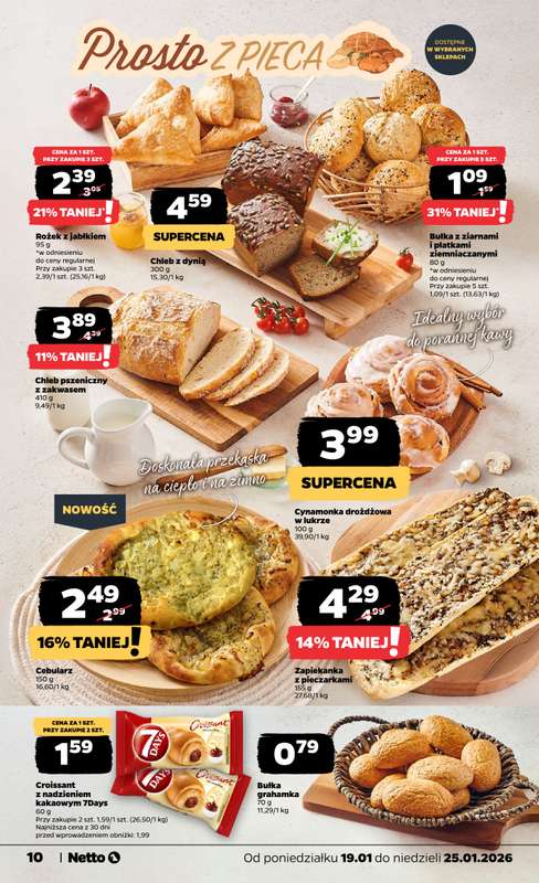 Netto - gazetka promocyjna Gazetka Spożywcza od poniedziałku 19.01 do niedzieli 25.01 - strona 10