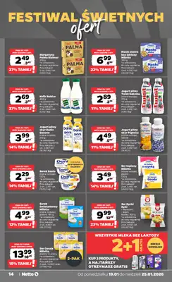 Netto - gazetka promocyjna Gazetka Spożywcza od poniedziałku 19.01 do niedzieli 25.01 - strona 14