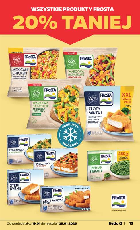 Netto - gazetka promocyjna Gazetka Spożywcza od poniedziałku 19.01 do niedzieli 25.01 - strona 13