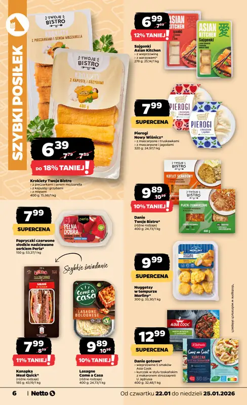 Netto - gazetka promocyjna Gazetka Spożywcza od czwartku 22.01 do niedzieli 25.01 - strona 6