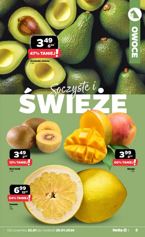 Netto - gazetka promocyjna Gazetka Spożywcza od czwartku 22.01 do niedzieli 25.01 - strona 5