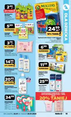 Netto - gazetka promocyjna Gazetka Spożywcza od czwartku 22.01 do niedzieli 25.01 - strona 15