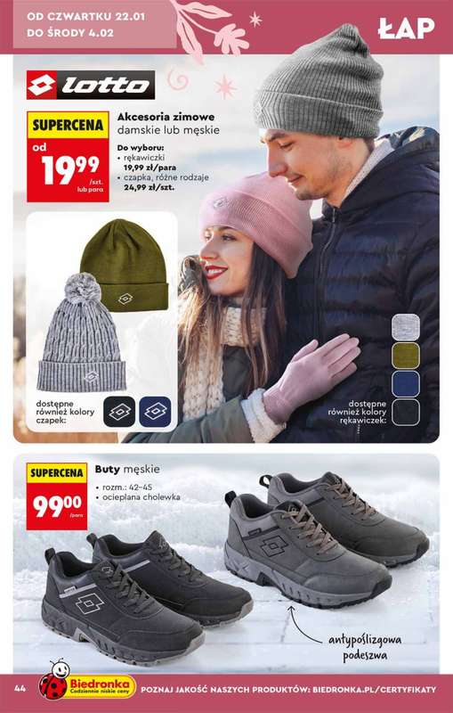 Biedronka - gazetka promocyjna Hity i inspiracje od soboty 17.01 do środy 04.02 - strona 44