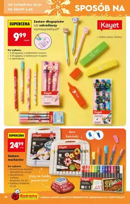 Biedronka - gazetka promocyjna Hity i inspiracje od soboty 17.01 do środy 04.02 - strona 36