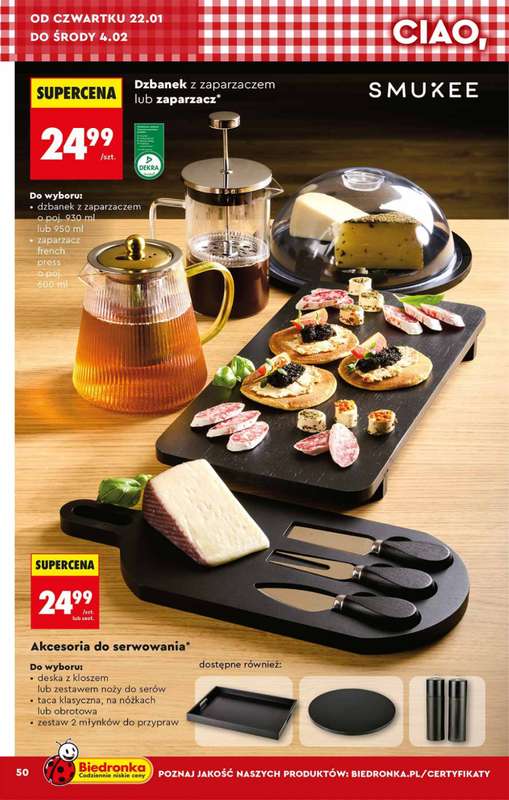 Biedronka - gazetka promocyjna Hity i inspiracje od soboty 17.01 do środy 04.02 - strona 50