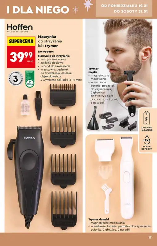 Biedronka - gazetka promocyjna Hity i inspiracje od soboty 17.01 do środy 04.02 - strona 17