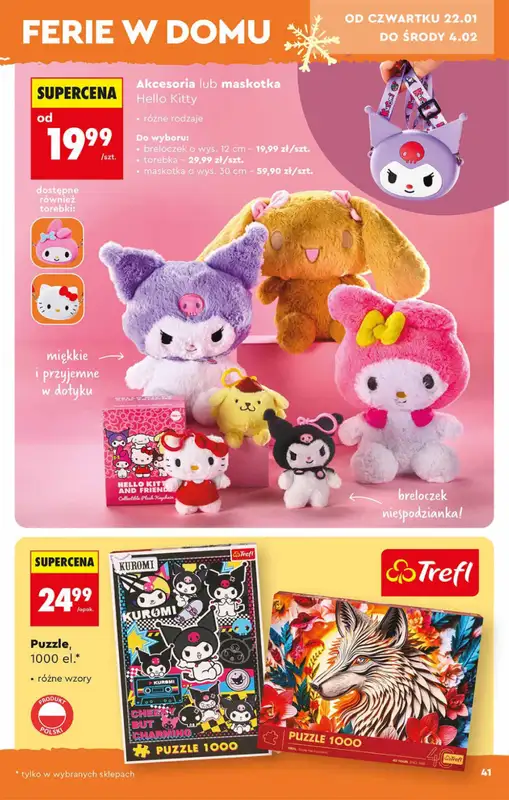 Biedronka - gazetka promocyjna Hity i inspiracje od soboty 17.01 do środy 04.02 - strona 41