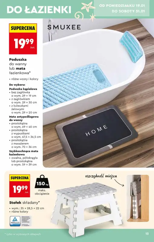 Biedronka - gazetka promocyjna Hity i inspiracje od soboty 17.01 do środy 04.02 - strona 13