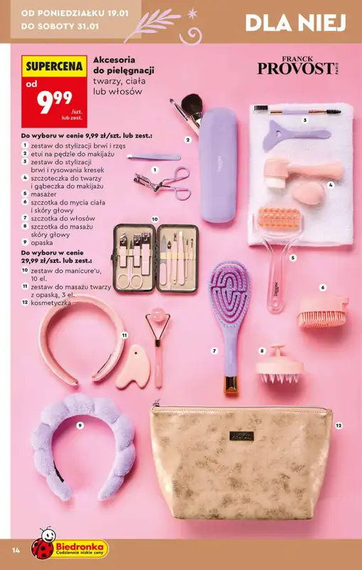 Biedronka - gazetka promocyjna Hity i inspiracje od soboty 17.01 do środy 04.02 - strona 14