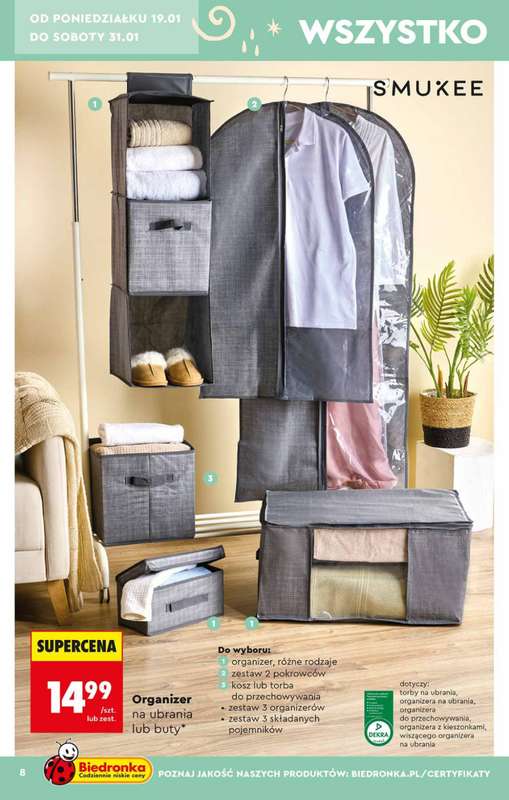 Biedronka - gazetka promocyjna Hity i inspiracje od soboty 17.01 do środy 04.02 - strona 8