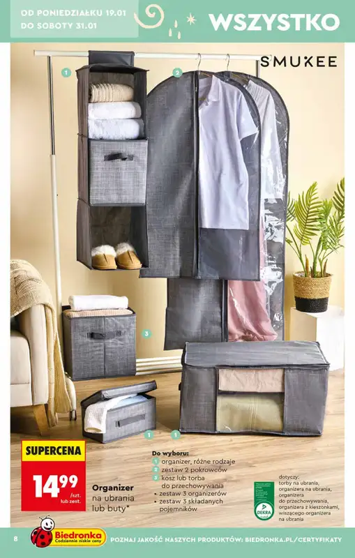 Biedronka - gazetka promocyjna Hity i inspiracje od soboty 17.01 do środy 04.02 - strona 8