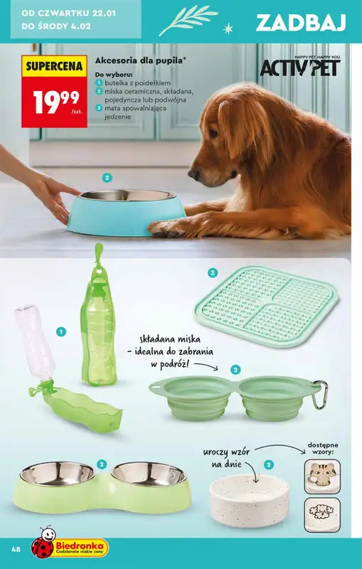 Biedronka - gazetka promocyjna Hity i inspiracje od soboty 17.01 do środy 04.02 - strona 48