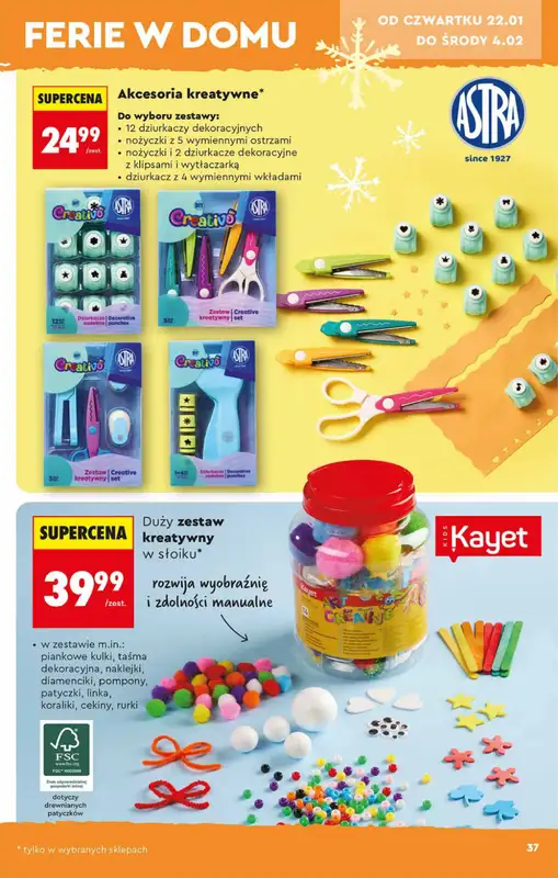 Biedronka - gazetka promocyjna Hity i inspiracje od soboty 17.01 do środy 04.02 - strona 37