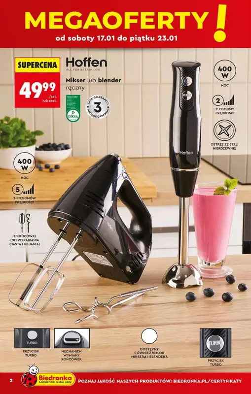 Biedronka - gazetka promocyjna Hity i inspiracje   - strona 2