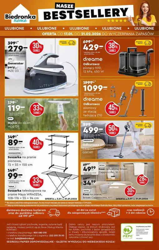 Biedronka - gazetka promocyjna Hity i inspiracje od soboty 17.01 do środy 04.02 - strona 56