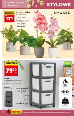 Biedronka - gazetka promocyjna Hity i inspiracje od soboty 17.01 do środy 04.02 - strona 32