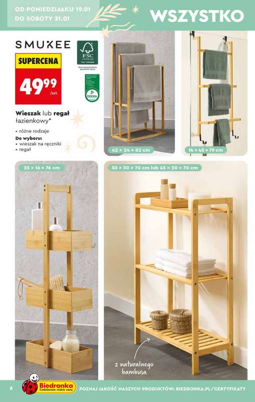 Biedronka - gazetka promocyjna Hity i inspiracje od soboty 17.01 do środy 04.02 - strona 6