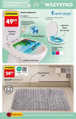 Biedronka - gazetka promocyjna Hity i inspiracje od soboty 17.01 do środy 04.02 - strona 10