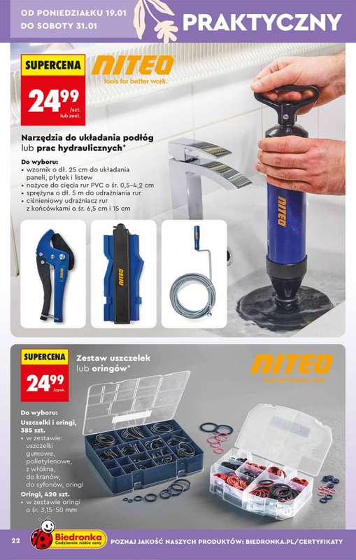 Biedronka - gazetka promocyjna Hity i inspiracje od soboty 17.01 do środy 04.02 - strona 22