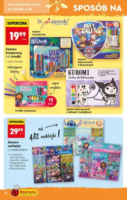 Biedronka - gazetka promocyjna Hity i inspiracje od soboty 17.01 do środy 04.02 - strona 38
